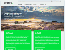Tablet Screenshot of crotec.nl